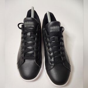 Adidas Sneakers Mens 8.5 Black Cloudfoam Advantage Ortholite Float Insoles